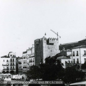 Plaza Mayor Cáceres 1980