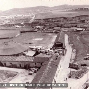 Vista aérea del circo en 1968