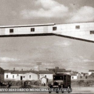 Construcción del embarcadero en 1960
