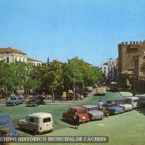 Plaza Mayor de Cáceres 1968