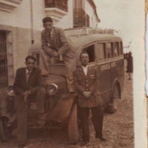 Vehículo de SP de la época. Cáceres