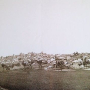 Vista parcial de Cáceres desde el Cerro del Teso