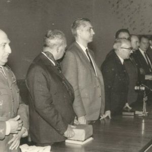 Acto académico en el salón de actos