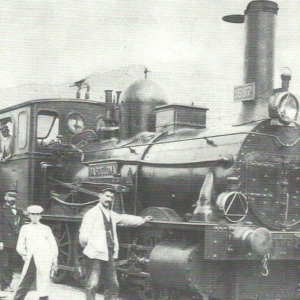 Locomotora de vapor de la Compañía del OESTE