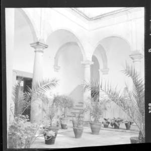 Casa de las Veletas de Cáceres. Patio interior