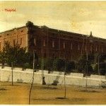 Postal coloreada del Hospital Provincial