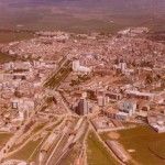 Vista aerea de Cáceres desde el sur