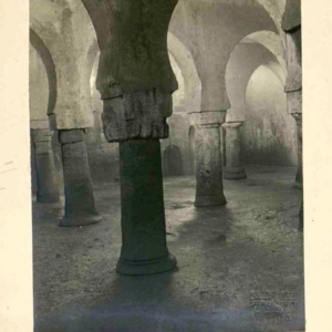 aljibe mozarabe del palacio de las veletas