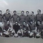 Equipo de fútbol formado por empleados, profesores y frailes del Colegio San Antonio