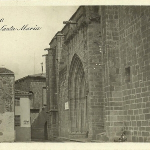 Postal Iglesia de Santa María