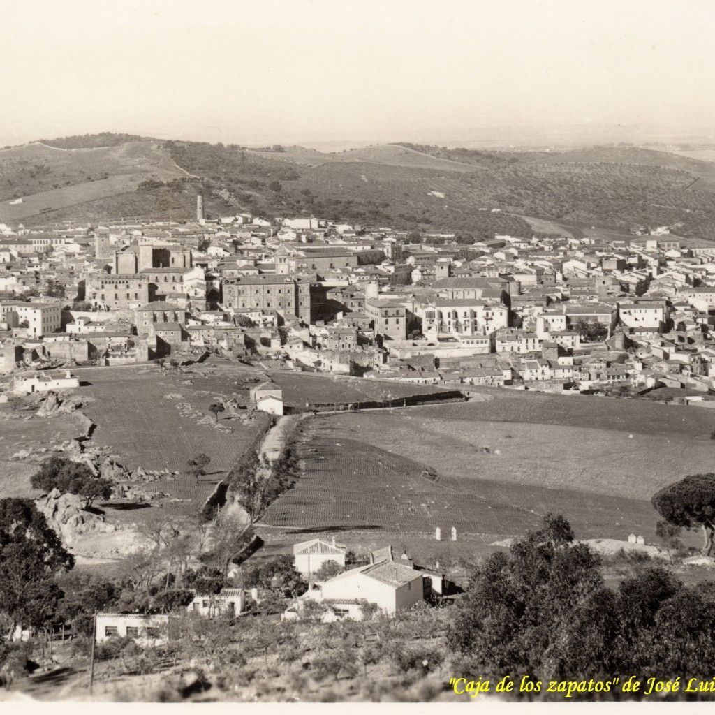 Vista parcial de Cáceres desde la Montaña