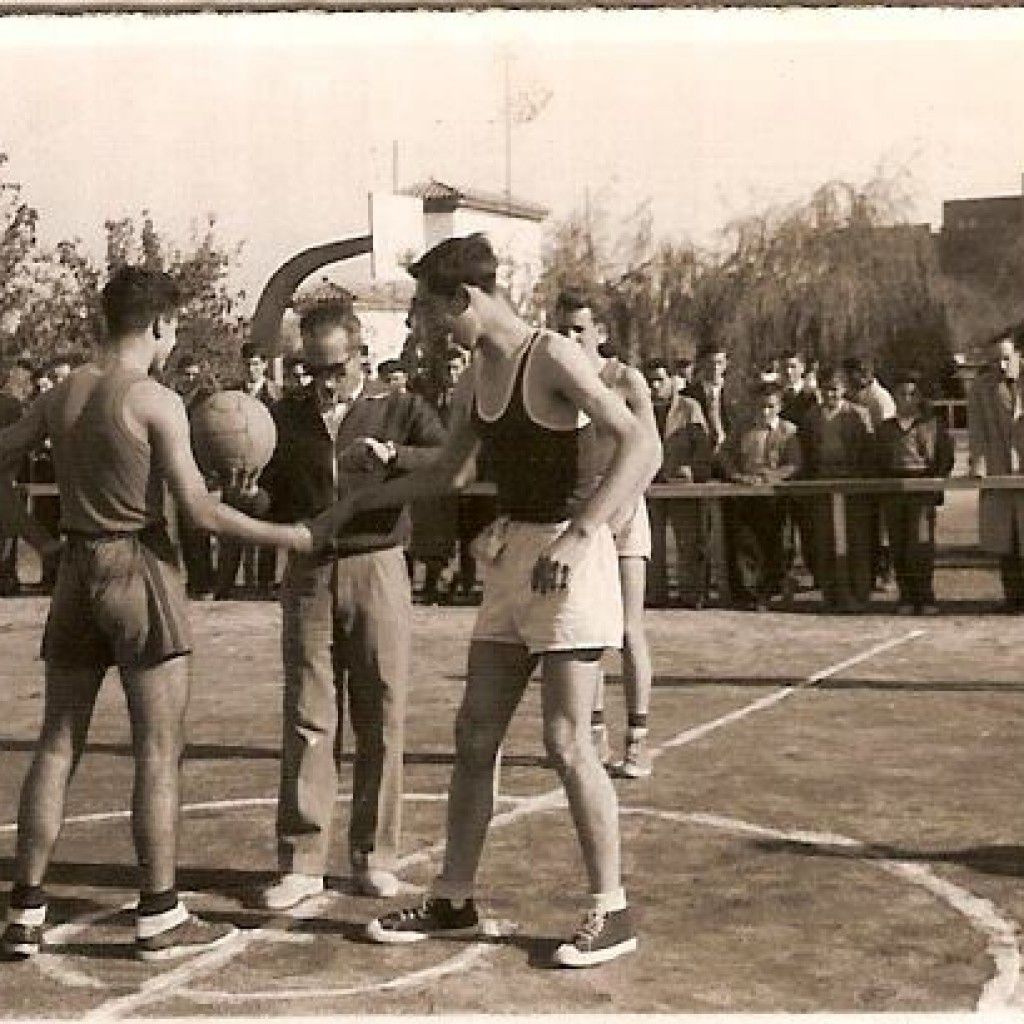 Las primeras canchas de Baloncesto de la Ciudad Deportiva