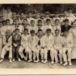 Primera comunión de alumnos del Colegio San Antonio. Año 1957