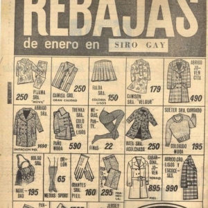 Folleto de rebajas en Siro Gay