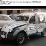 Coche comercial de la empresa Rosado