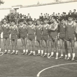 Inauguración de la cancha de baloncesto de Talleres Municipales