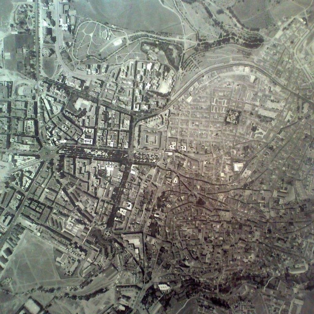 Fotografía aérea de Cáceres
