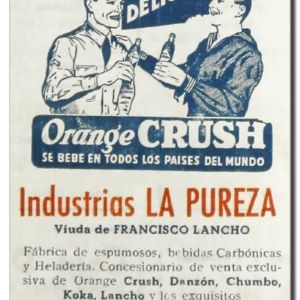 Cartel publicitario Industrias La Pureza