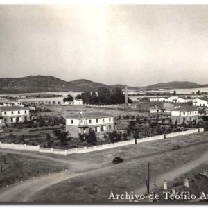 Aldea Moret. Zona de chalet de directivos.