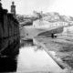 Pilar de San Francisco junto al puente del mismo nombre. Lucien Roisin, 1930