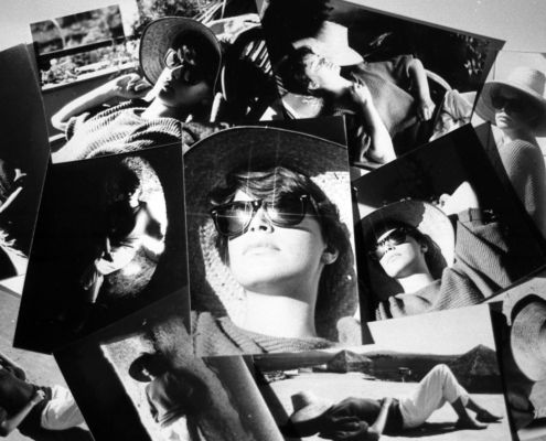 Collage de una sesión 1985, Modelo Rita