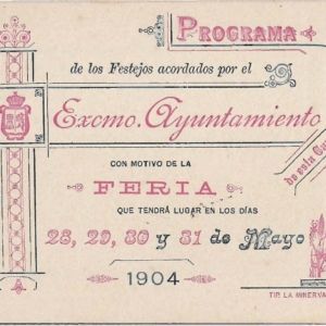Programa Feria 1904