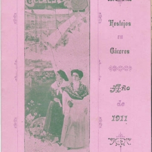 Programa feria Caceres 1911