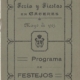 Programa feria Caceres 1923