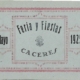 Programa feria Caceres 1925