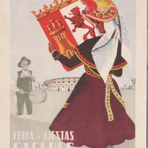 Programa feria Caceres 1945