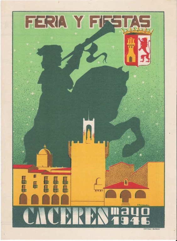 Programa feria Caceres 1946
