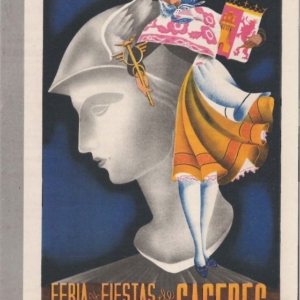 Programa feria Caceres 1948