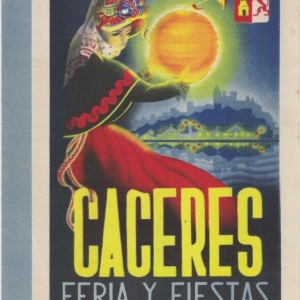 Programa feria Caceres 1950