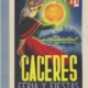 Programa feria Caceres 1950
