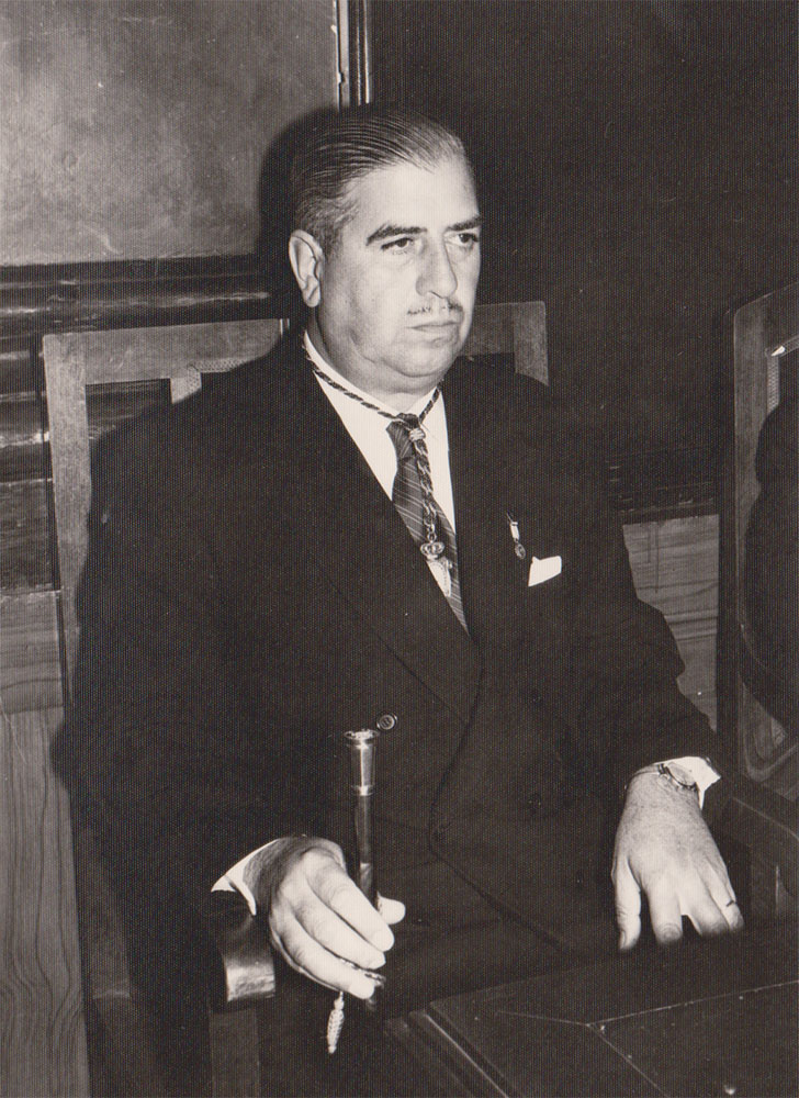 Alfonso Díaz de Bustamante y Quijano, alcalde de Cáceres