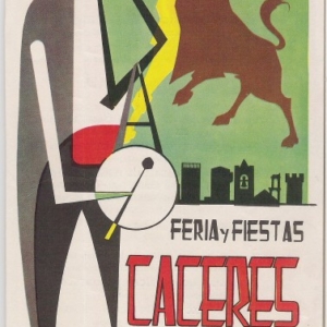 Programa feria Caceres 1964