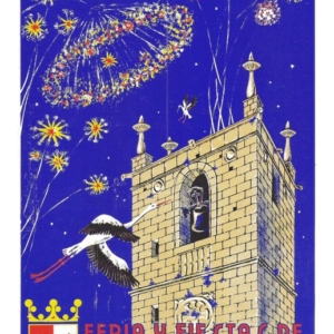Programa Feria y Fiestas de Cáceres, mayo 1974