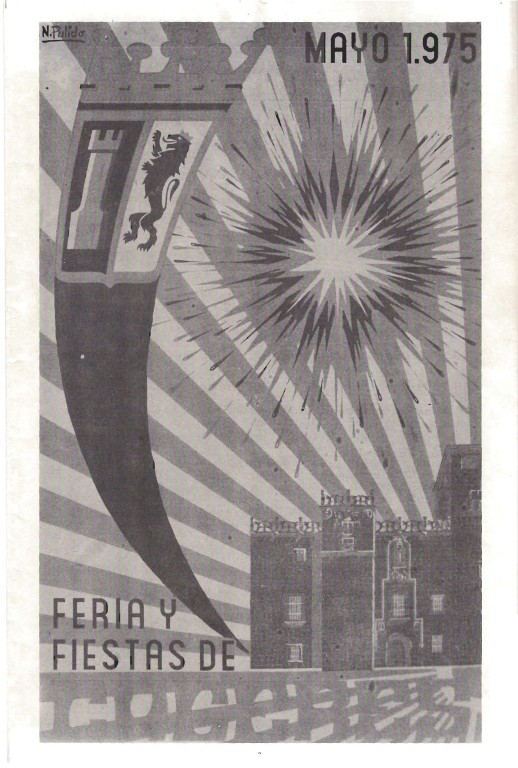 Programa Feria y Fiestas de Cáceres, mayo 1975