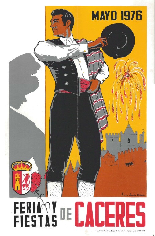Programa Feria y Fiestas de Cáceres, mayo 1976