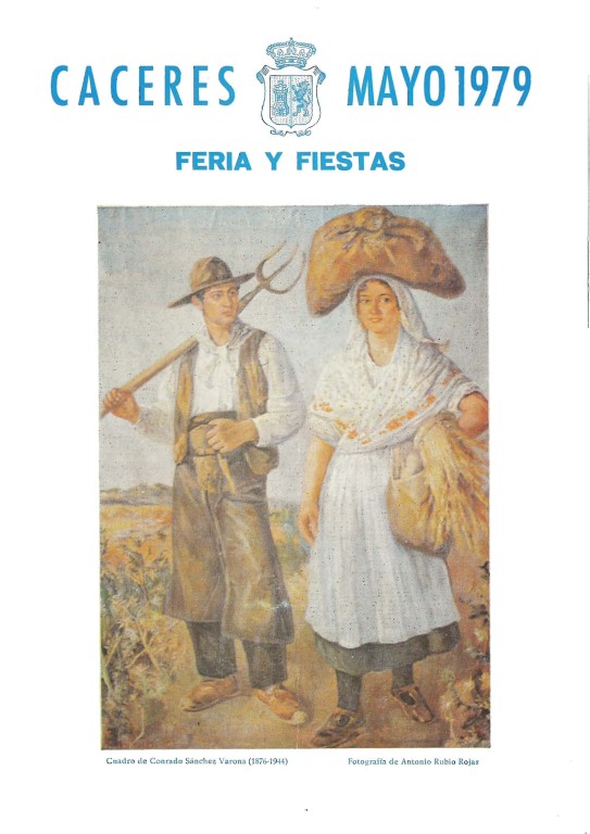 Programa Feria y Fiestas de Cáceres, mayo 1979