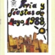 Programa Feria y Fiestas de Cáceres, mayo 1988