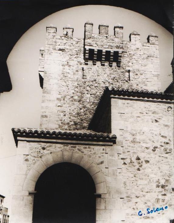 Foto utilizada para la portada del Programa Feria y Fiestas de Cáceres, mayo 1971