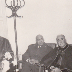 El alcalde Bustamante y el obispo Llopis Ivorra 2