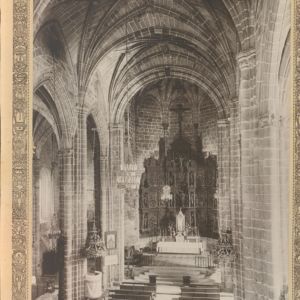 Detalle del interior de la Iglesia Concatedral de Santa María de Cáceres