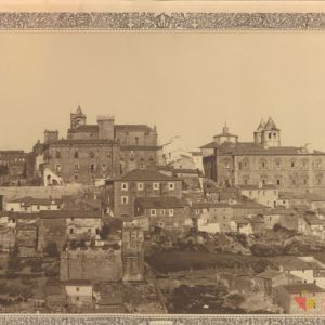 Vista de la parte antigua de Cáceres