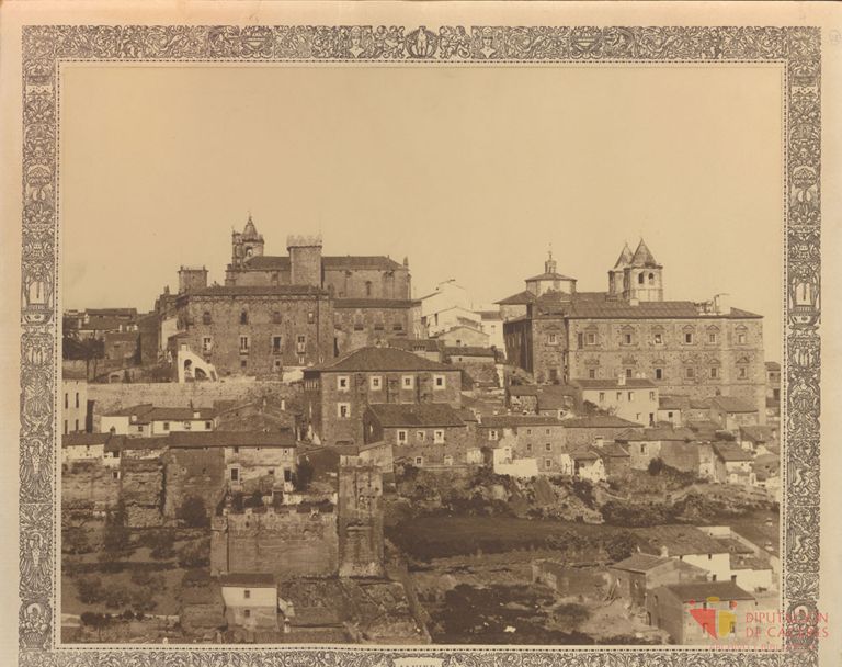 Vista de la parte antigua de Cáceres