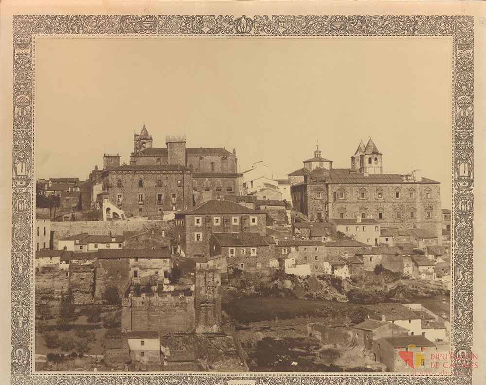 Vista de la parte antigua de Cáceres
