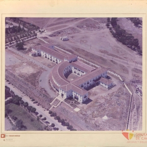 Vista aérea del Colegio Menor Donoso Cortés de Cáceres