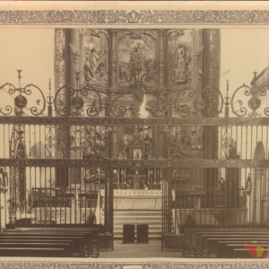 Reja de la capilla mayor de la Iglesia de Santiago de Cáceres