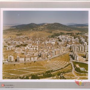 Vista aérea parcial de Cáceres